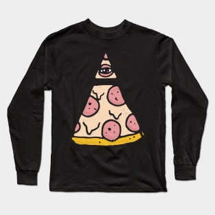 Illuminati Pizza Long Sleeve T-Shirt